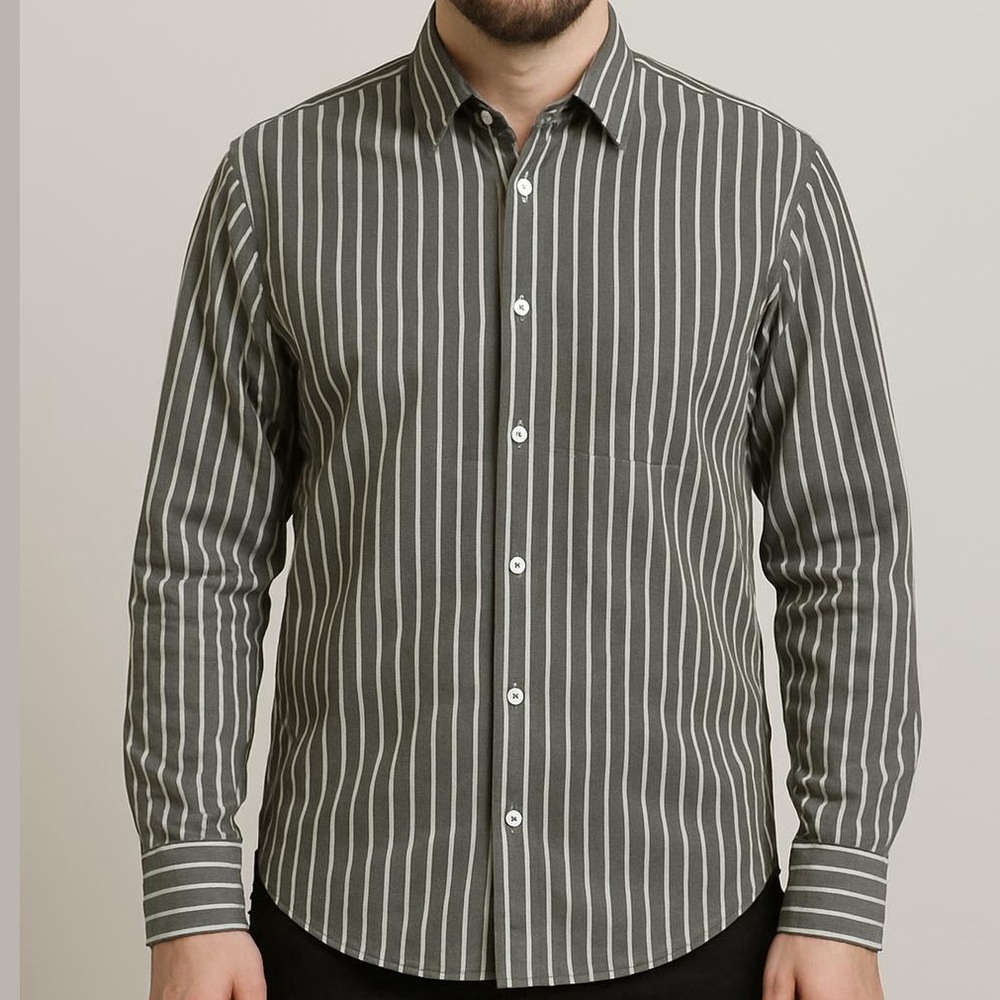 PAUL & SHARK Yachting striped button up shirt 100% cotton lightweight size large
